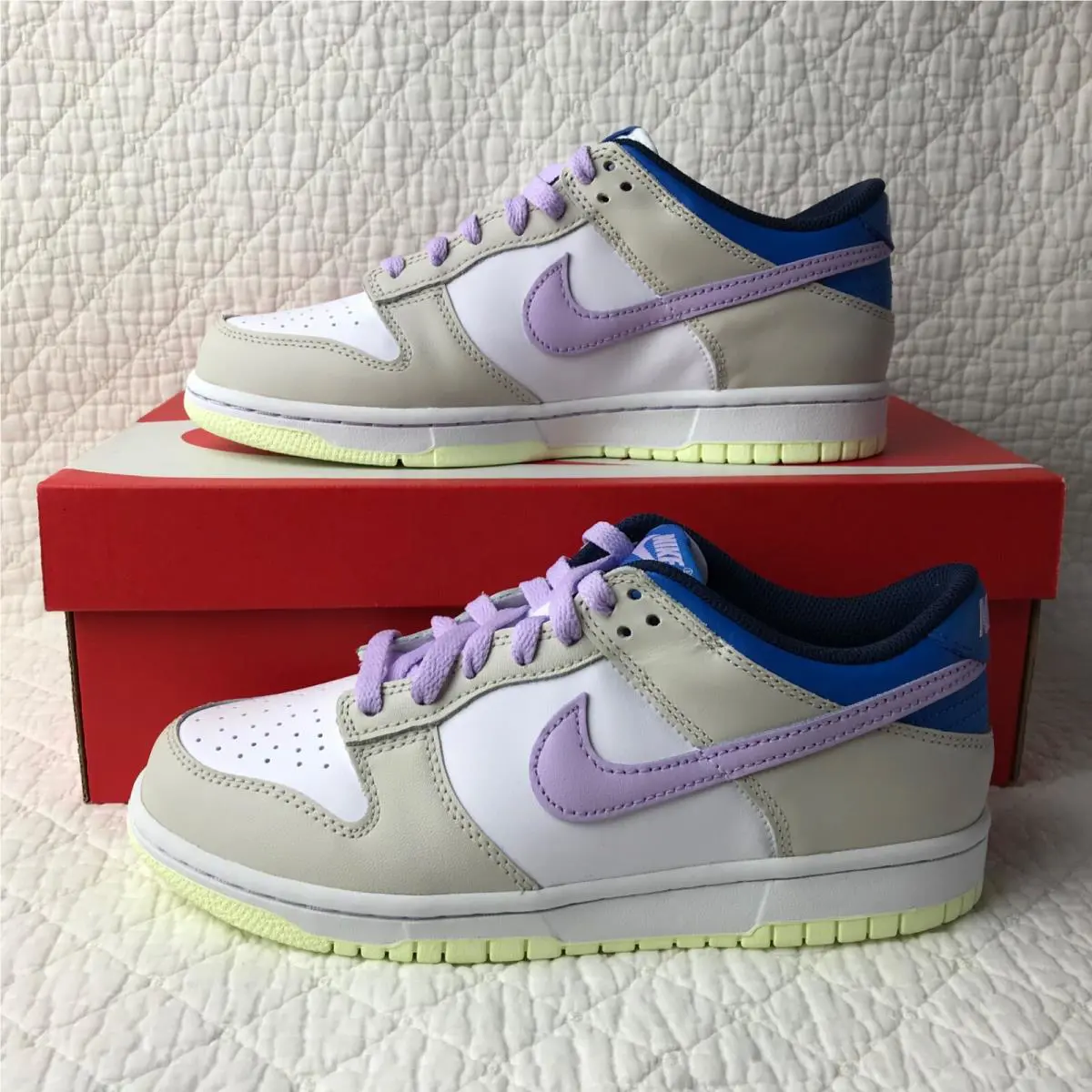 Nike shoes - Nike Dunk Low GS - Dunk Low - FB9109-103 - LT Orewood BRN/Lilac Bloom 1
