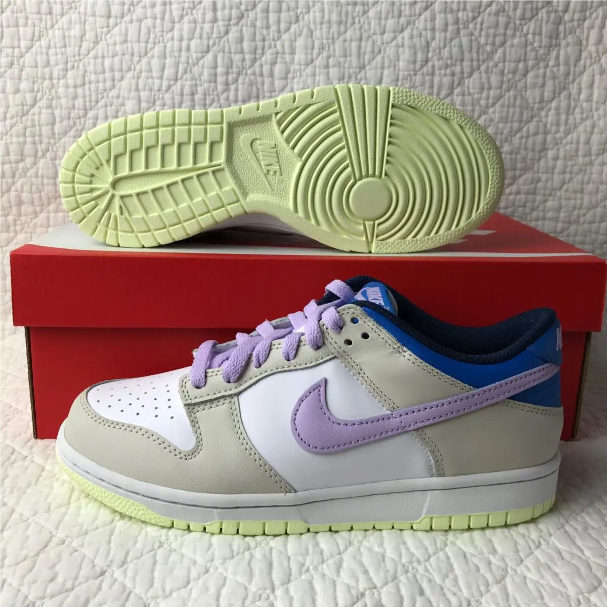 Nike shoes - Nike Dunk Low GS - Dunk Low - FB9109-103 - LT Orewood BRN/Lilac Bloom 2