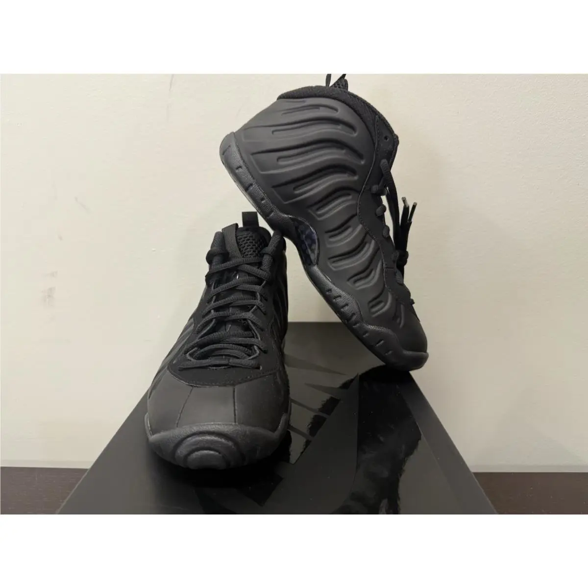 Nike shoes - Nike Little Posite - Little Posite - FN7143-001 - Black/Anthracite/Black 1