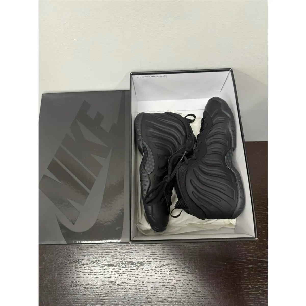 Nike shoes - Nike Little Posite - Little Posite - FN7143-001 - Black/Anthracite/Black 5