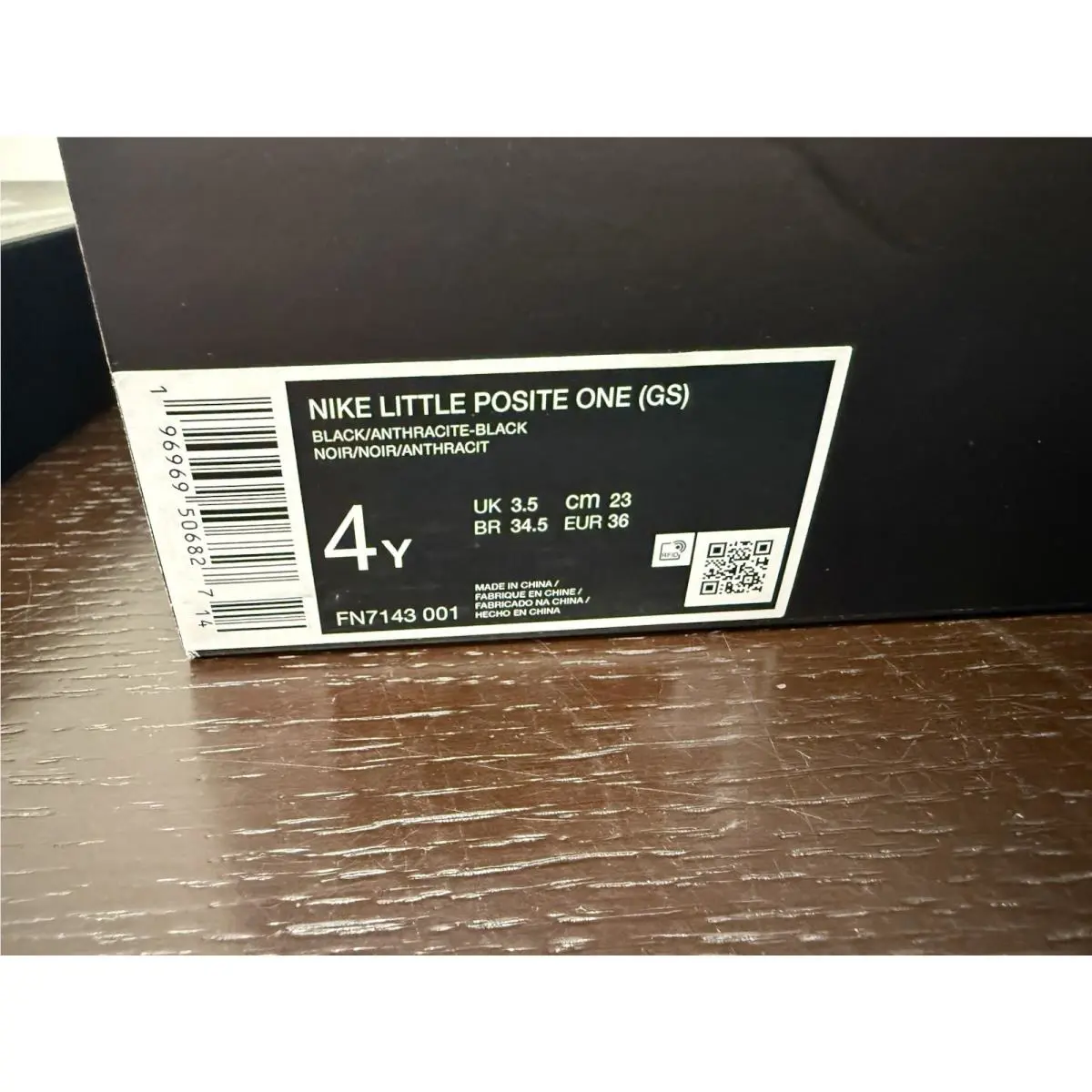 Nike shoes - Nike Little Posite - Little Posite - FN7143-001 - Black/Anthracite/Black 6
