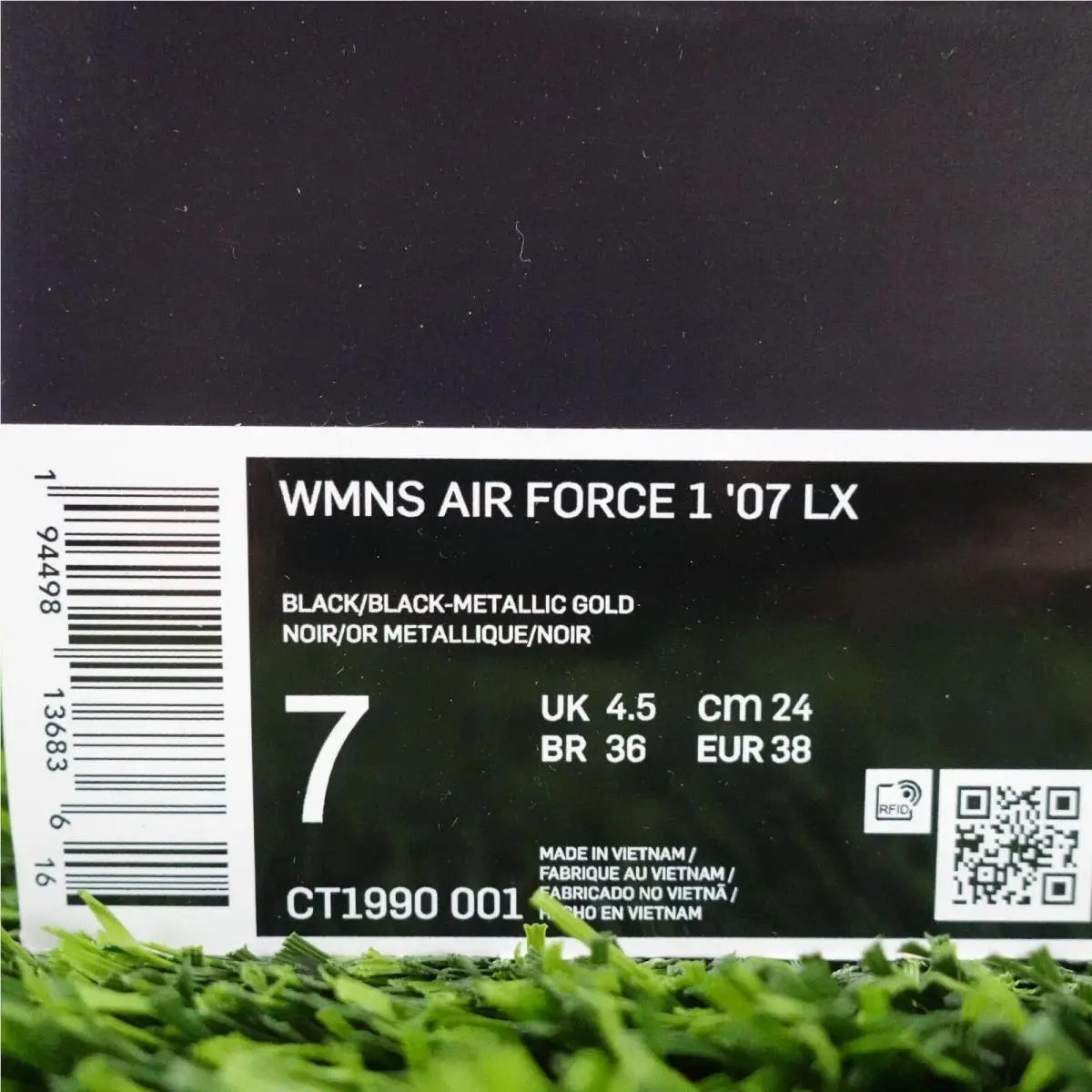 Nike shoes - Nike Air Force 1 `07 - CT1990-001 - Black 8