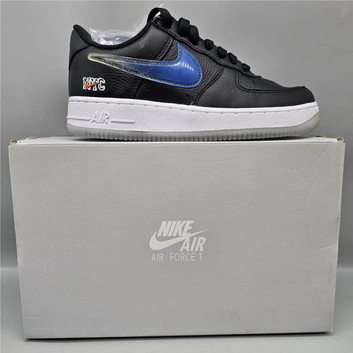 Nike shoes - Nike York Knicks Air Force 1 - CZ7928-001 - Black (UPC: 0194499728696) 8