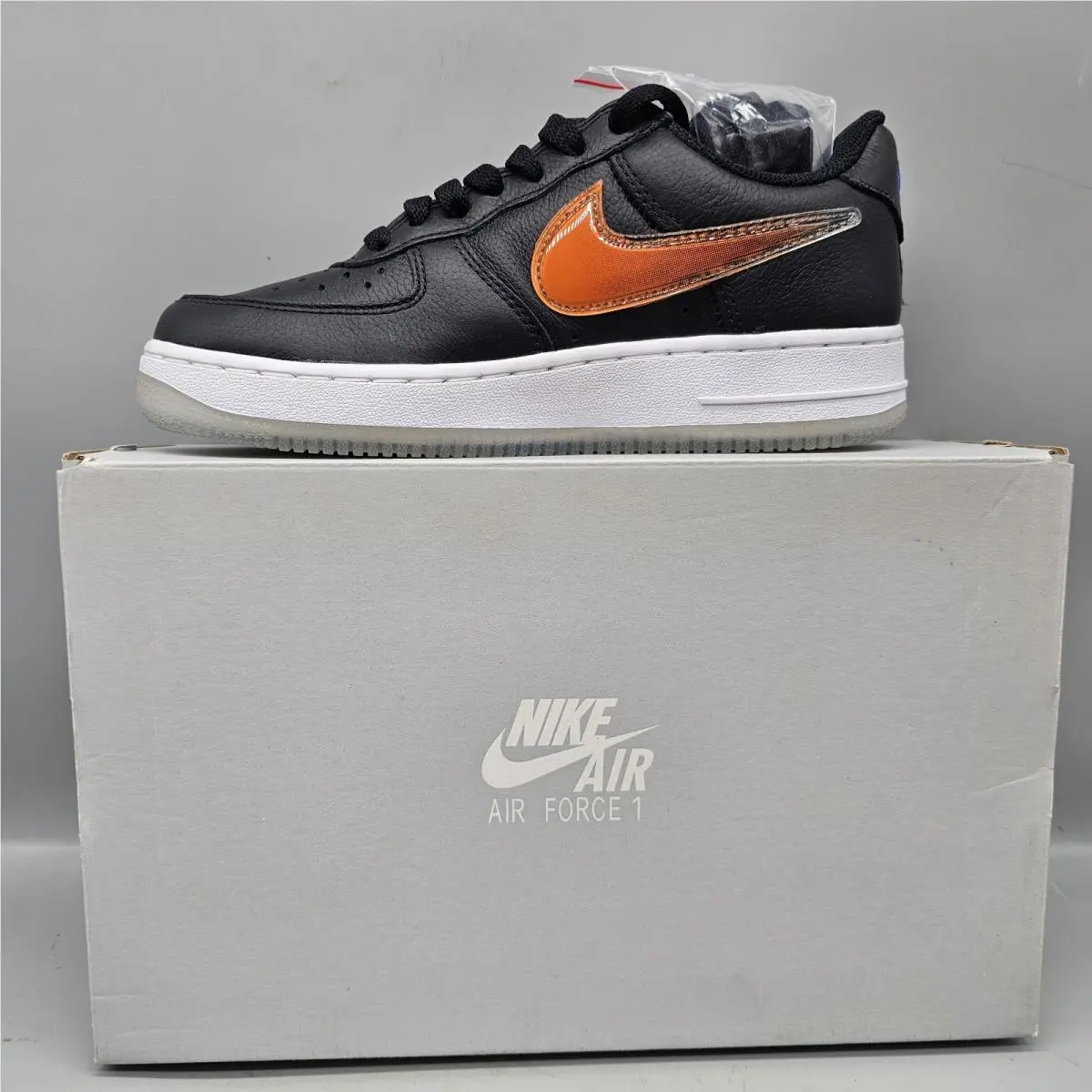 Nike shoes - Nike York Knicks Air Force 1 - CZ7928-001 - Black (UPC: 0194499728696) 7