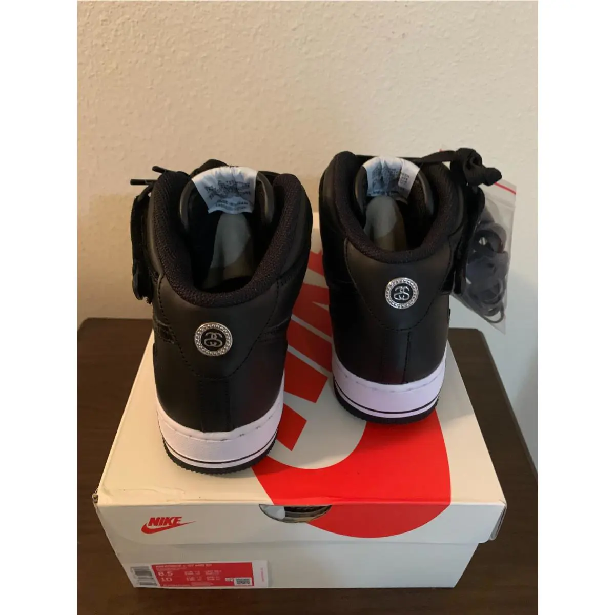 Nike shoes - Nike Air Force 1 - Air Force - DJ7840-001 - Black, Full: Black/Black/Black (UPC: 0195866263246) 0