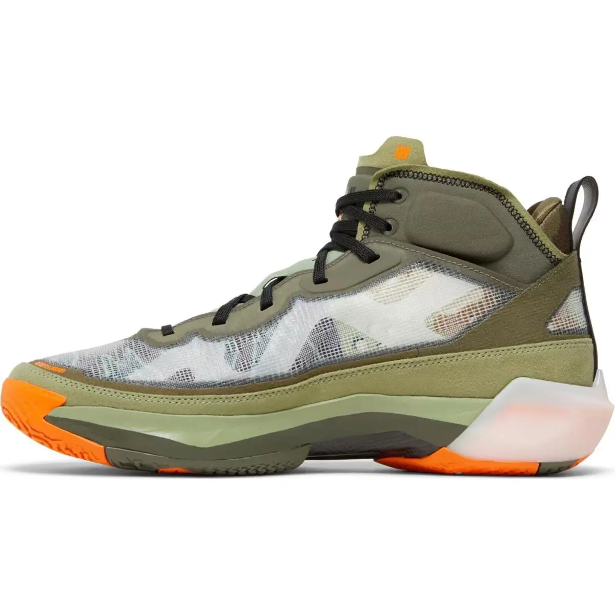 Nike shoes - Air Jordan 12 - Air - DV6255-300 - Oil Green, Black & Orange (UPC: 196154178860) 0