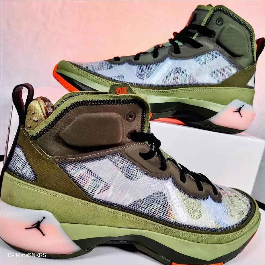 Nike shoes - Air Jordan 37 - Air - DV6255-300 - Oil Green/Orange Horizon/Twilight Marsh/Black 11