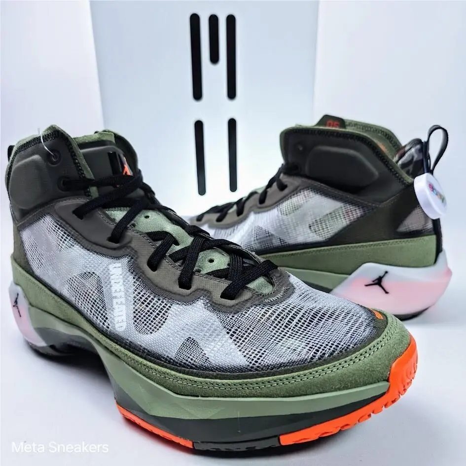 Nike shoes - Air Jordan 37 - Air - DV6255-300 - Oil Green/Orange Horizon/Twilight Marsh/Black 1