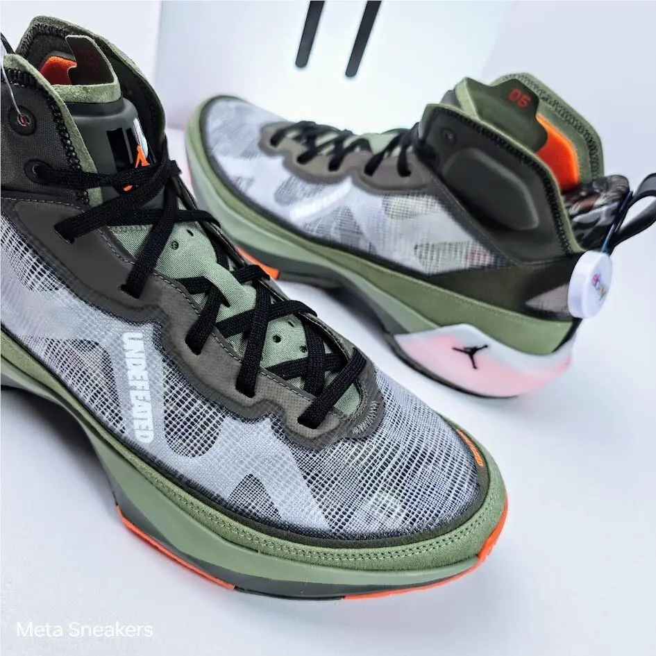 Nike shoes - Air Jordan 37 - Air - DV6255-300 - Oil Green/Orange Horizon/Twilight Marsh/Black 3