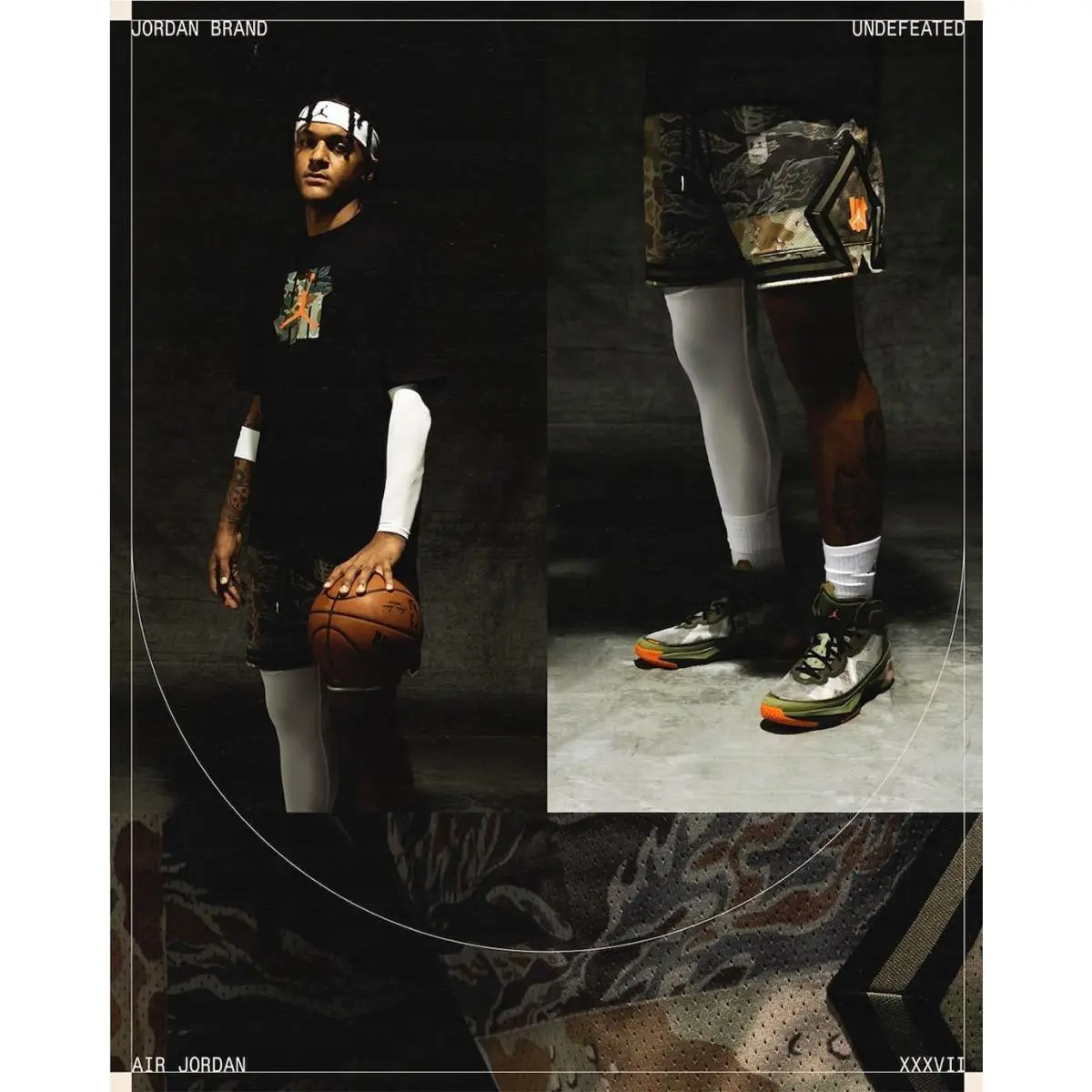 Nike shoes - Air Jordan 37 - Air - DV6255-300 - Oil Green/Orange Horizon/Twilight Marsh/Black 15