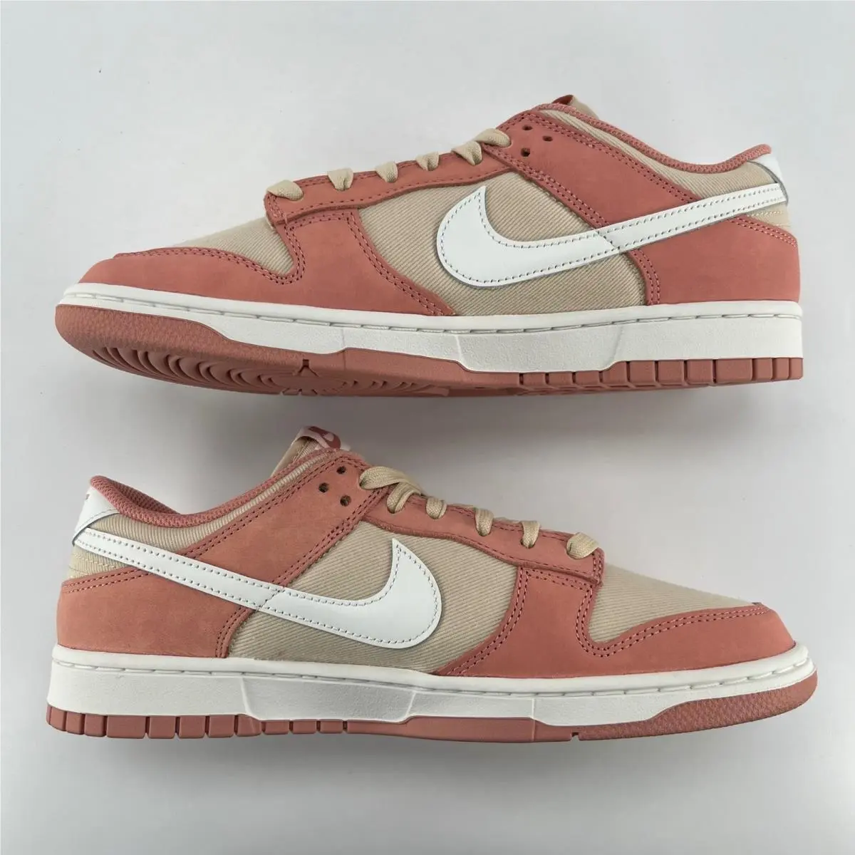 Nike shoes - Nike Dunk Low Retro PRM Red Stardust - FB8895-601 - Pink 1