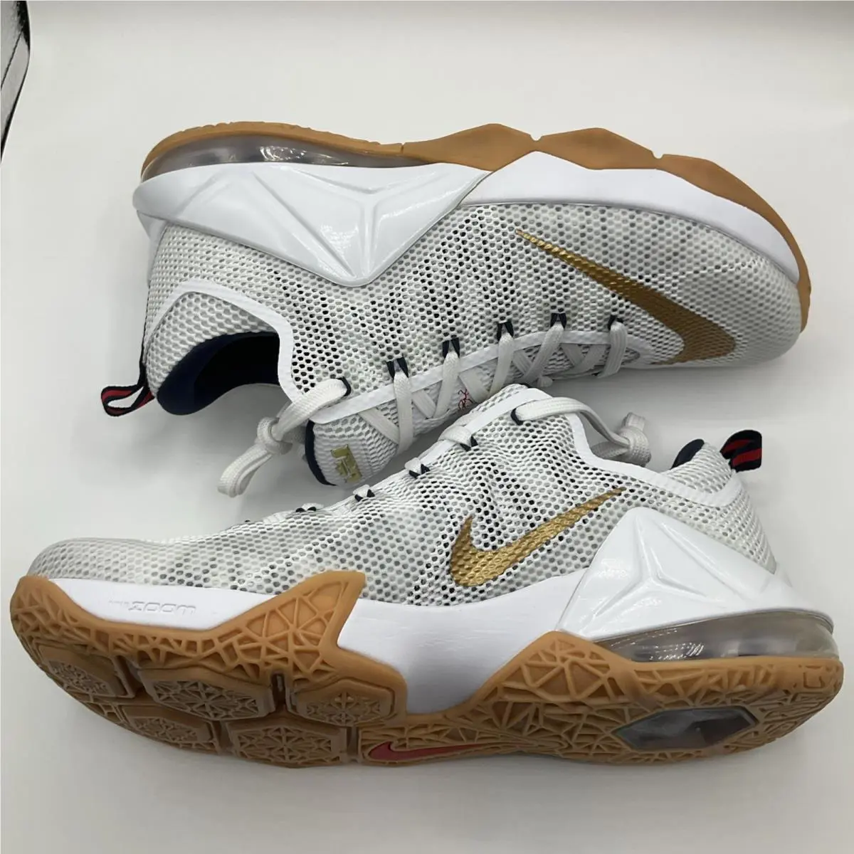 Nike shoes - Nike LeBron 12 - LeBron - 724557-174 - White (UPC: 0887229186193) 7