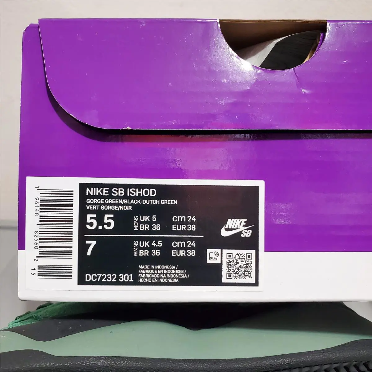 Nike shoes - Nike SB Ishod - Ishod - DC7232-301 - Green (UPC: 196148825602) 5
