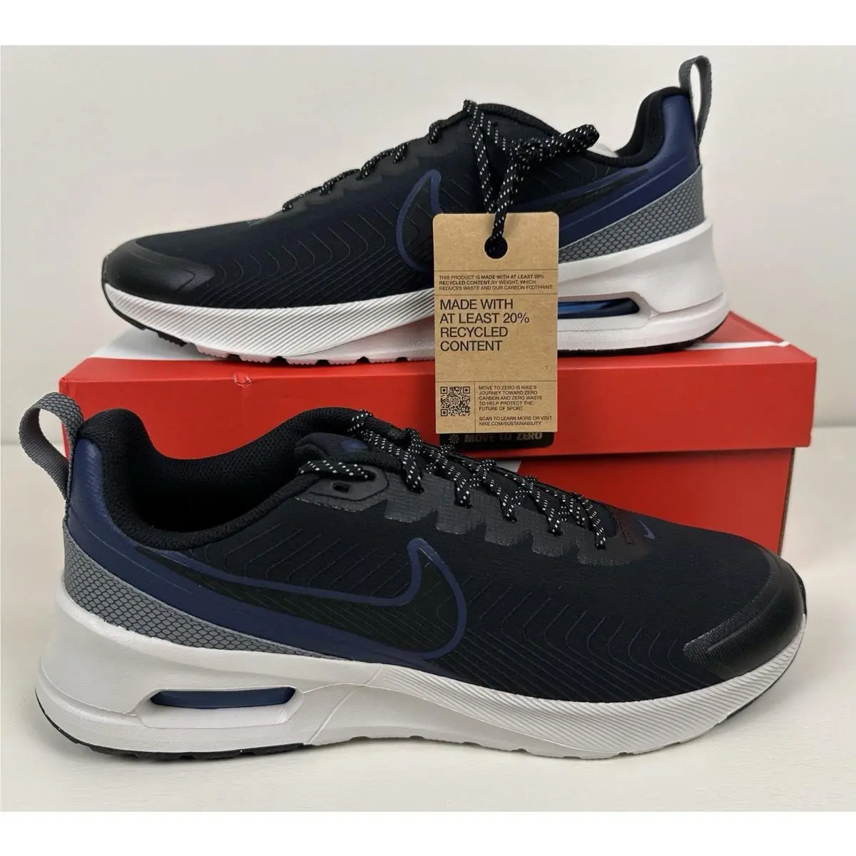 Nike Air Max Nuaxis Wtr Shoes Black/midnight Navy FZ2148-001 Men’s Size 11
