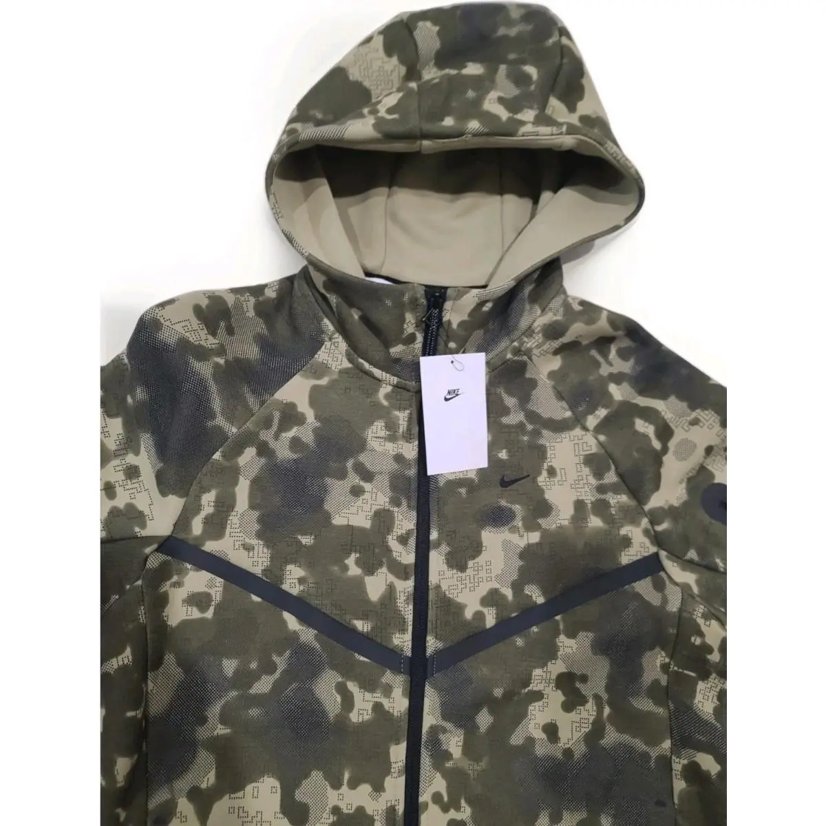 Nike clothing - Nike Tech Fleece Hoodie - Tech Fleece Hoodie - HV0955-276 - Green 0