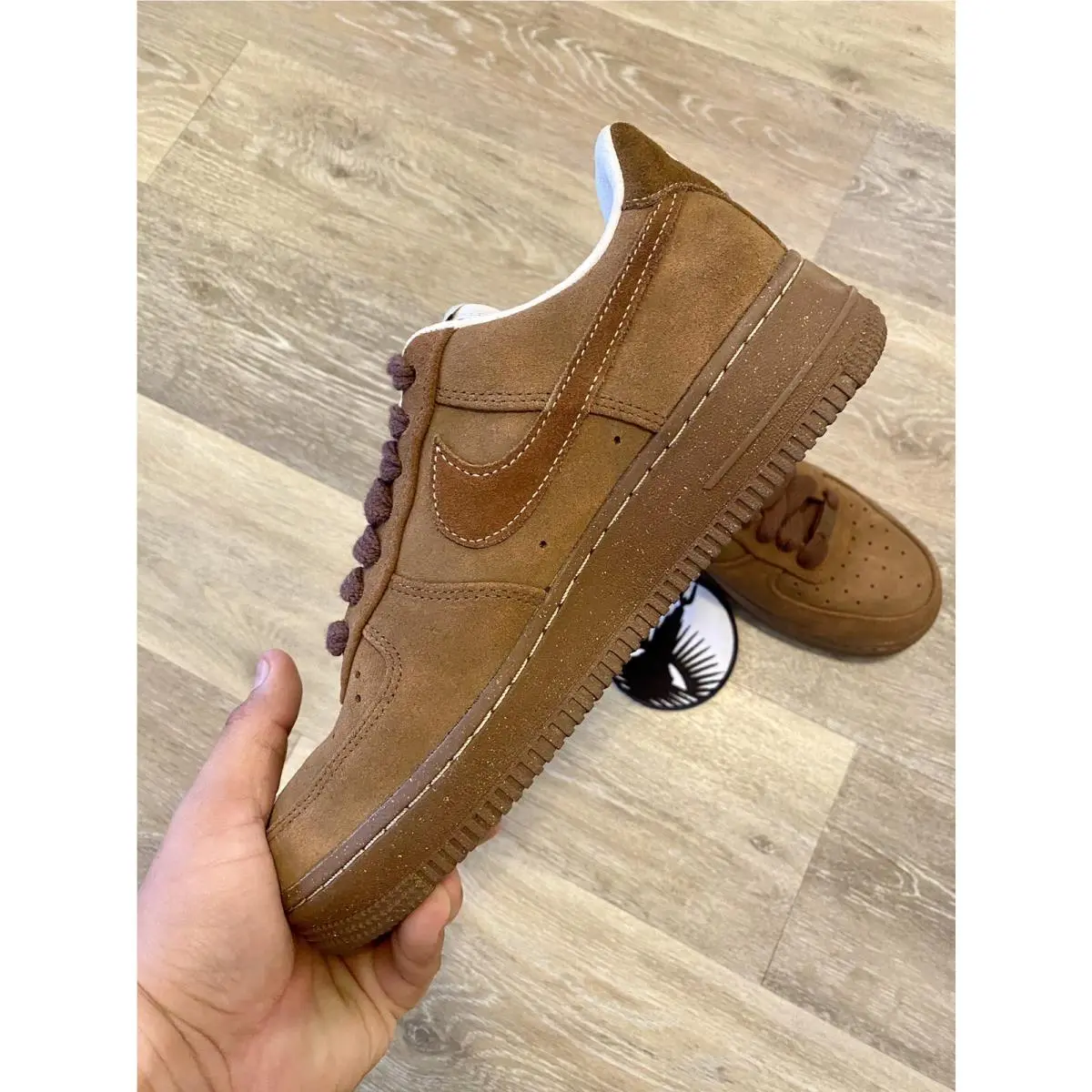 Nike shoes - Nike Air Force 1 `07 - FQ8901-259 - Cacao Wow/Sanddrift/Cacao Wow (UPC: 196969790424) 3