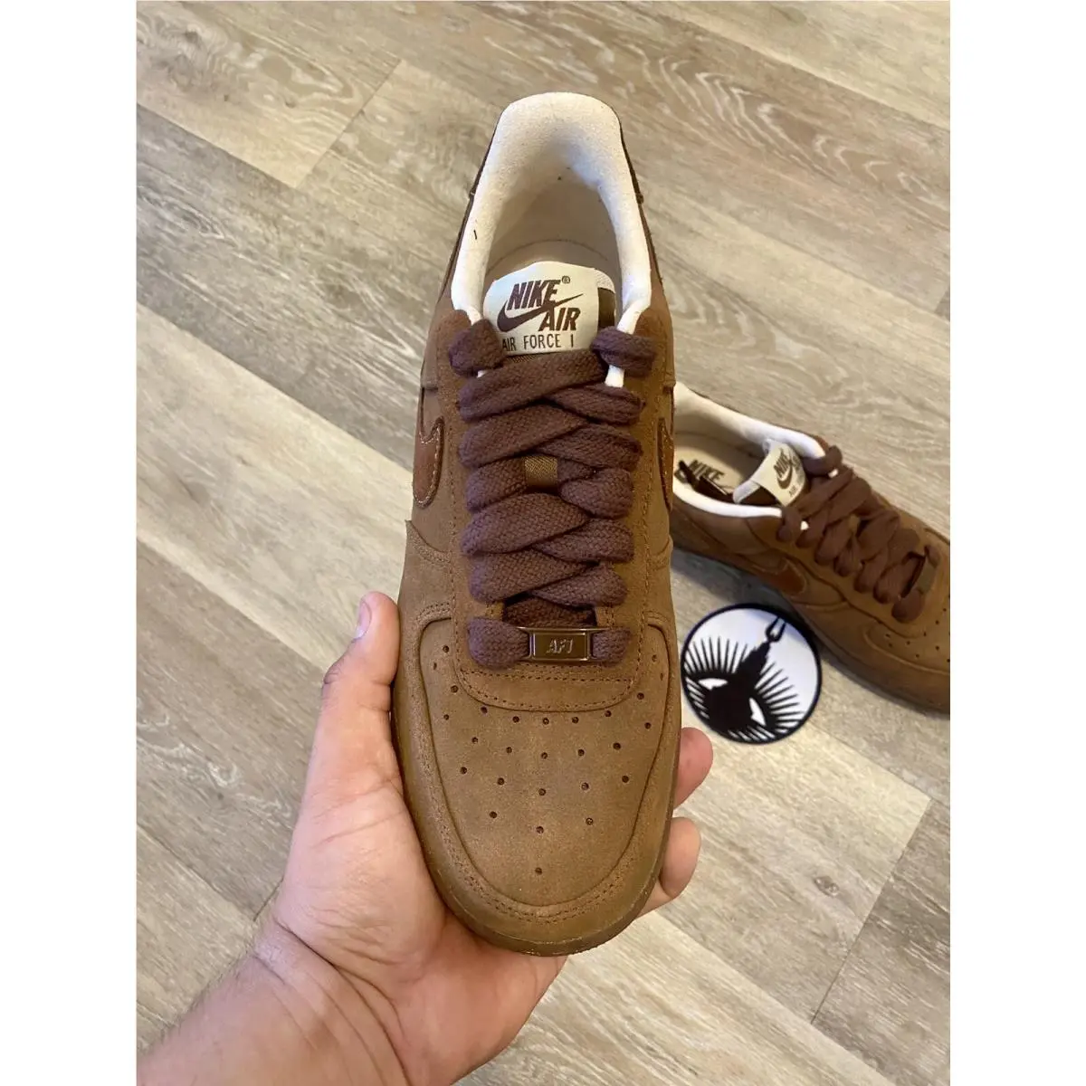 Nike shoes - Nike Air Force 1 `07 - FQ8901-259 - Cacao Wow/Sanddrift/Cacao Wow (UPC: 196969790424) 4