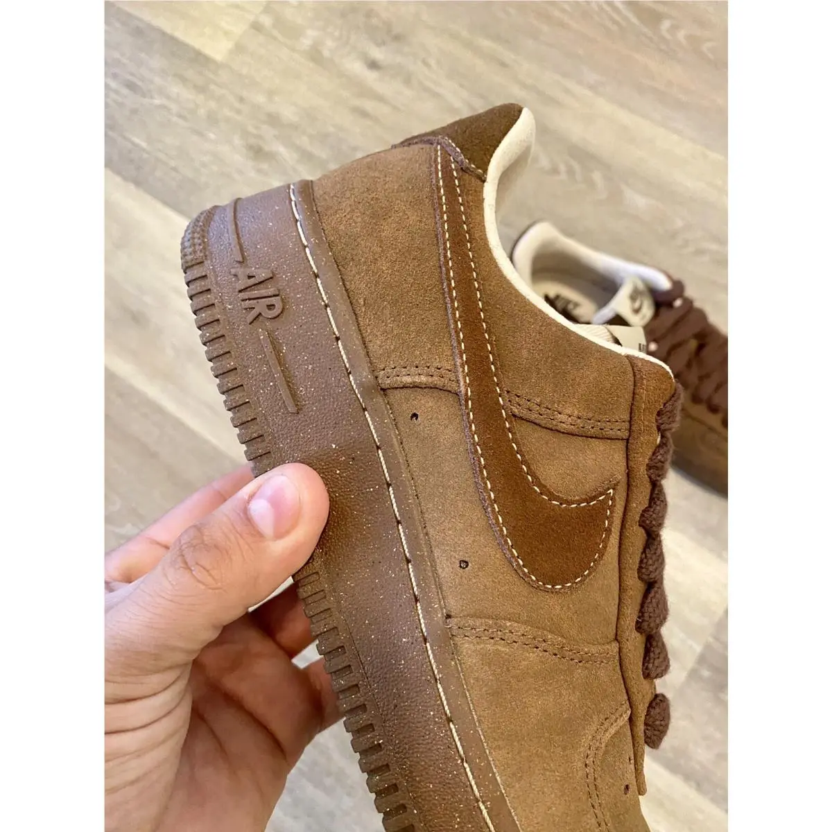 Nike shoes - Nike Air Force 1 `07 - FQ8901-259 - Cacao Wow/Sanddrift/Cacao Wow (UPC: 196969790424) 7