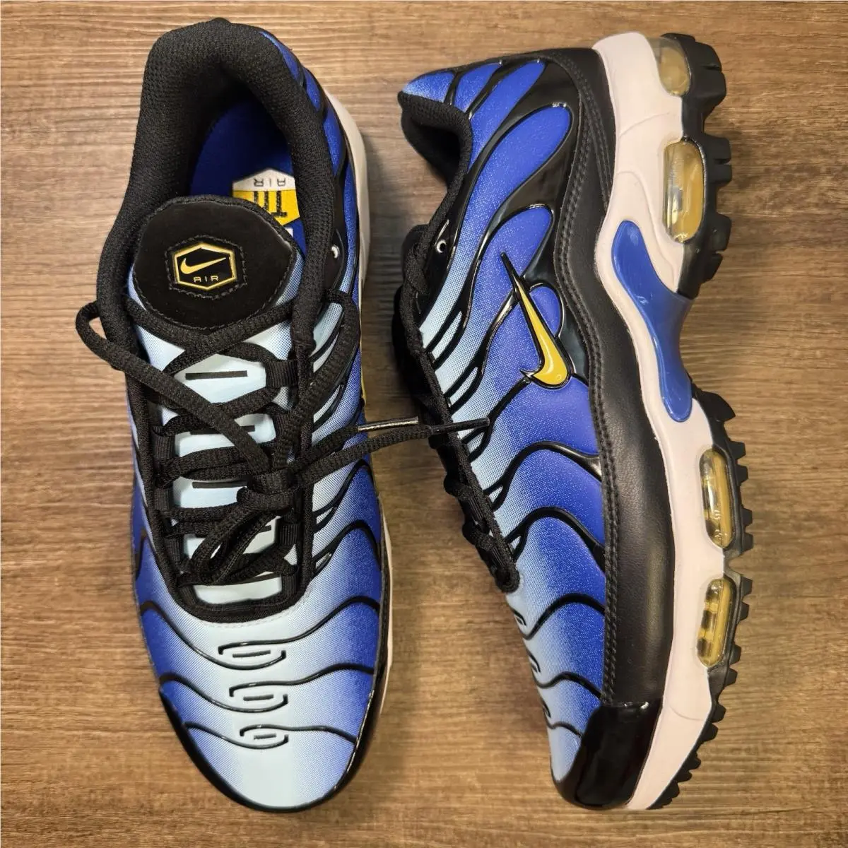 Nike Air Max Plus G ‘hyper Blue/infinite Gold’ Men’s Size 8.5 FZ4150-400 No Lid