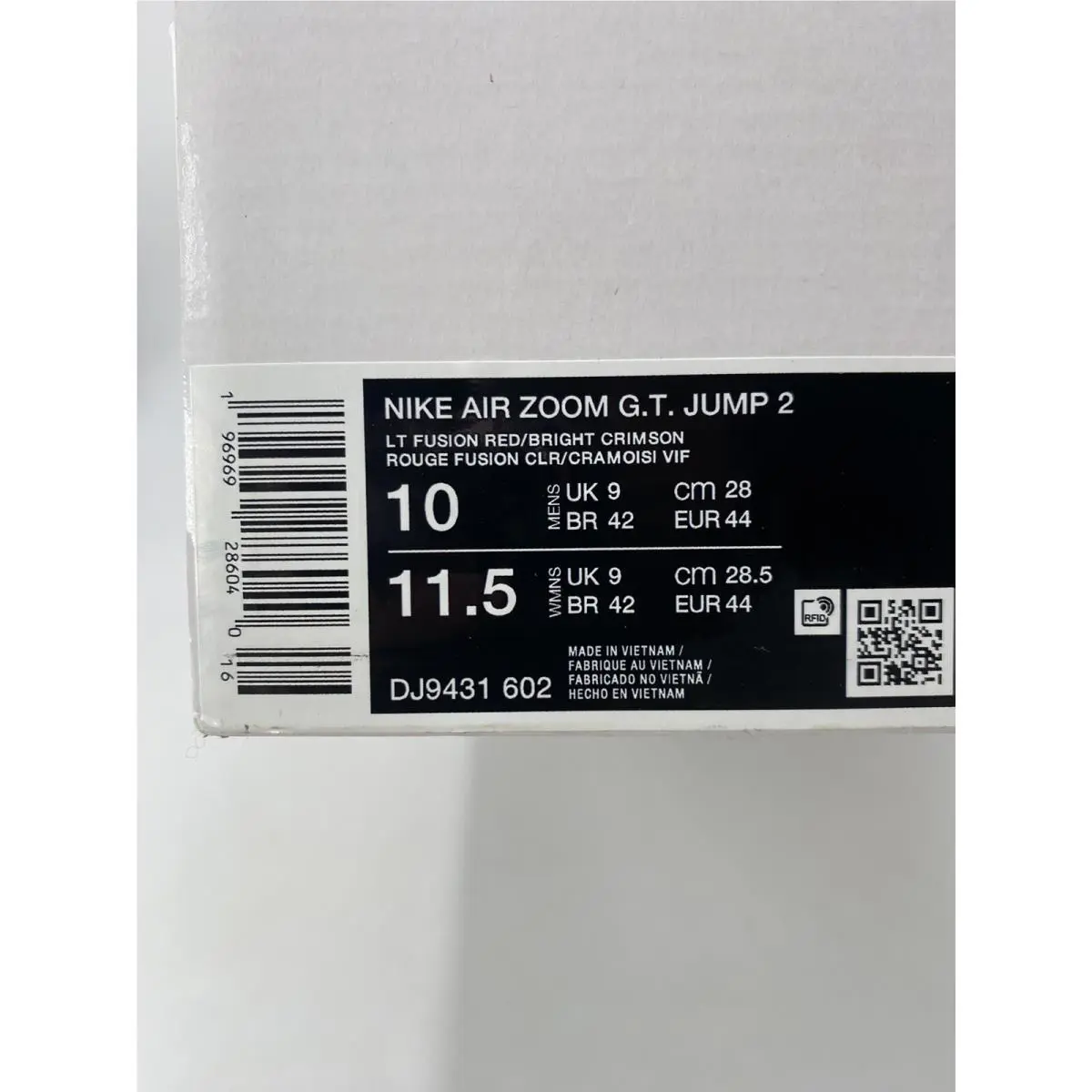 Nike shoes - Nike Air Zoom GT Jump - DJ9431-602 - Red (UPC: 196969286040) 6