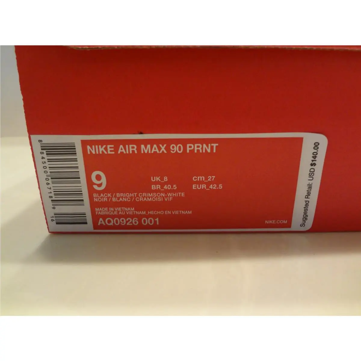 Nike shoes - Nike Air Max 90 - Air Max - AQ0926-001 - Gray (UPC: 197859087891) 8