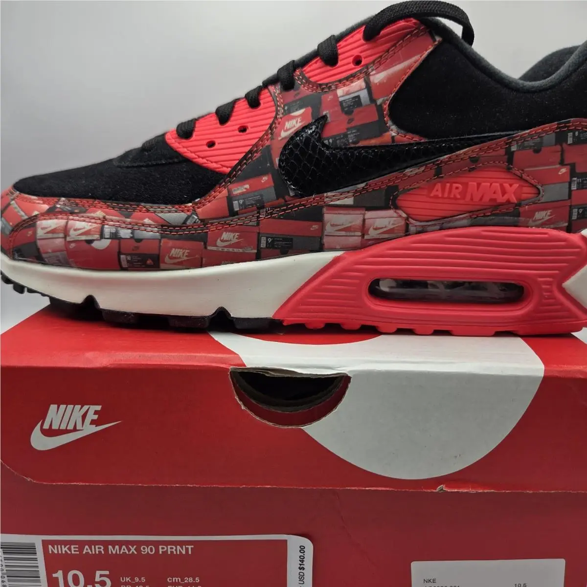 Nike shoes - Nike Air Max 90 - Air Max - AQ0926-001 - Gray (UPC: 197859087891) 4