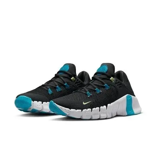 Nike Free Metcon 4 Men`s Sneakers Size 10 CT3886-004 Anthracite Citron Tint Gym - Multicolor