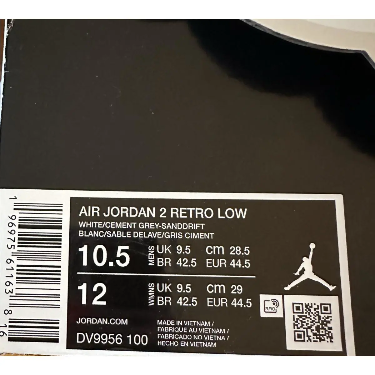 Nike shoes - Air Jordan 2 - Air - DV9956 100 - White 4