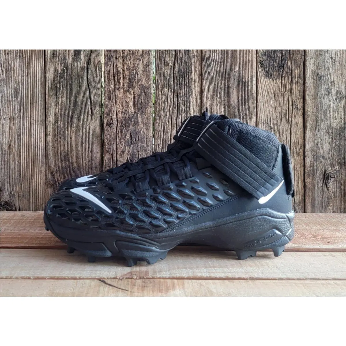 Nike Force Savage Pro 2 Shark P Football Cleats Men`s Size 16 Black BV5448-001 - Black