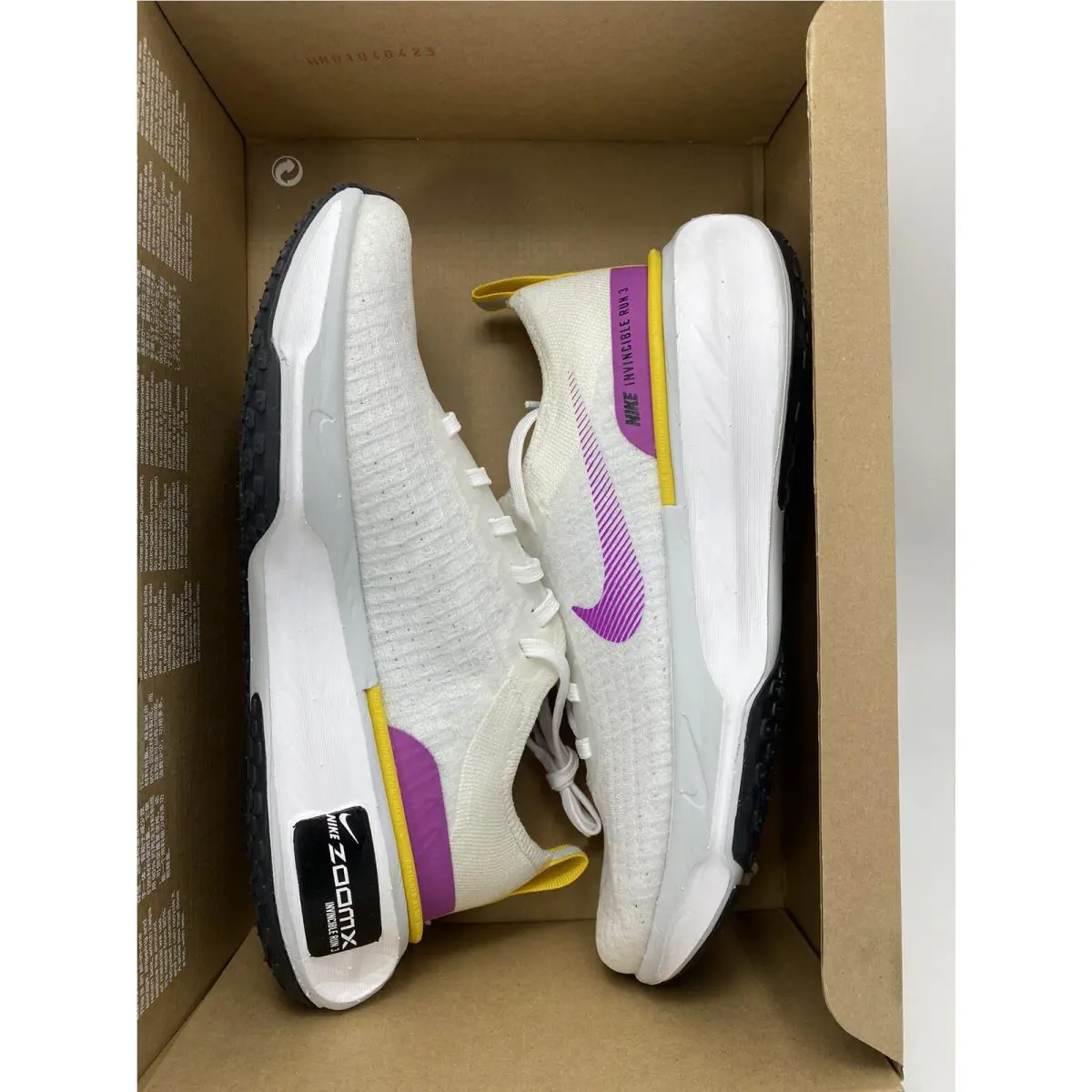 Nike shoes - Nike ZoomX Invincible - ZoomX Invincible - DR2660 101 - White/Vivid Purple (UPC: 196607687376) 5