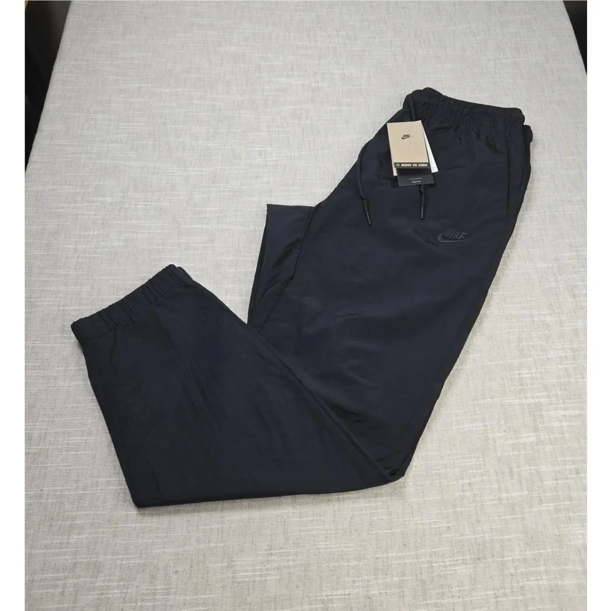 Nike Woven Jogger Pants Black Medium Mens Tech Repel UV Tapered