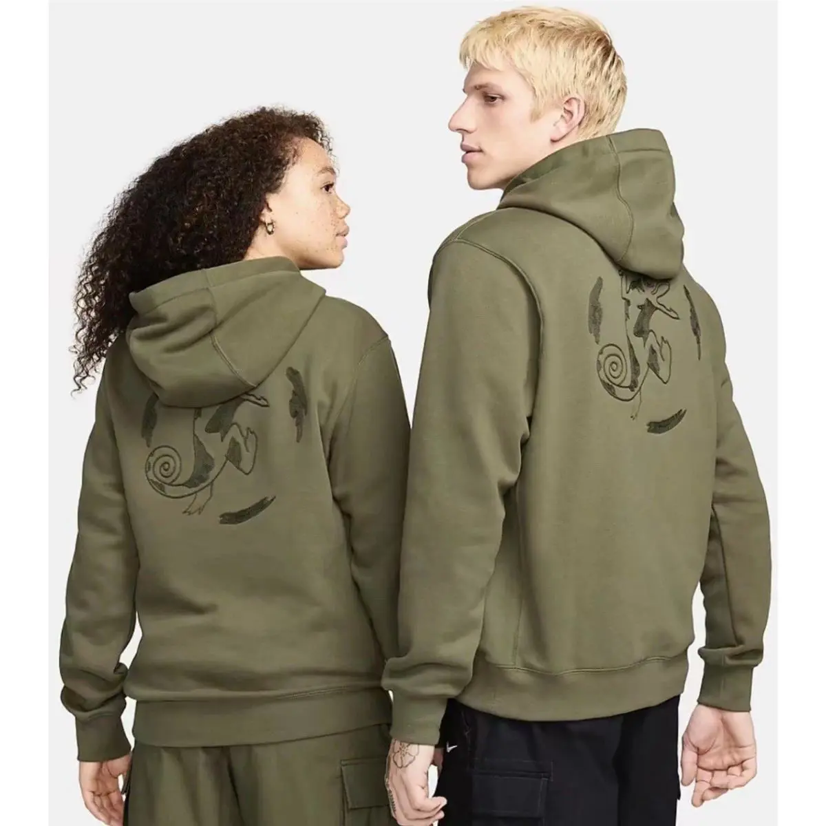 Nike clothing - FZ4098-222 - FZ4098-222 - Medium Olive/White (UPC: 197594579842) 14
