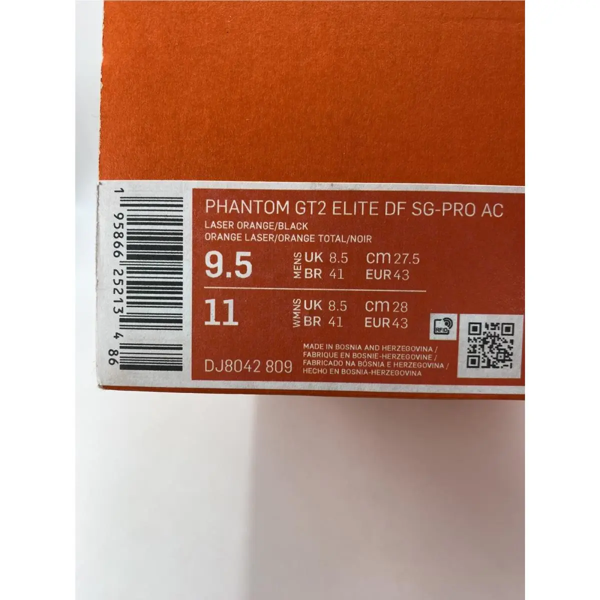 Nike shoes - Nike Phantom GT2 - Phantom - DJ8042 809 - Laser orange/Black (UPC: 195866252134) 6