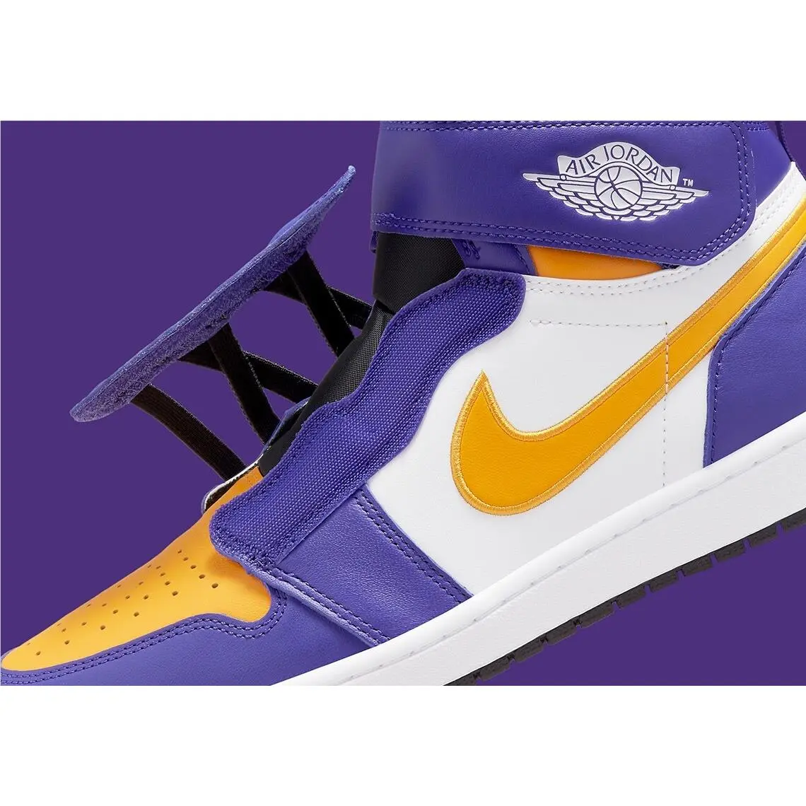 Nike shoes - Air Jordan 1 High FlyEase - CQ3835-517 - Dark Concord/White/Black/Taxi 9