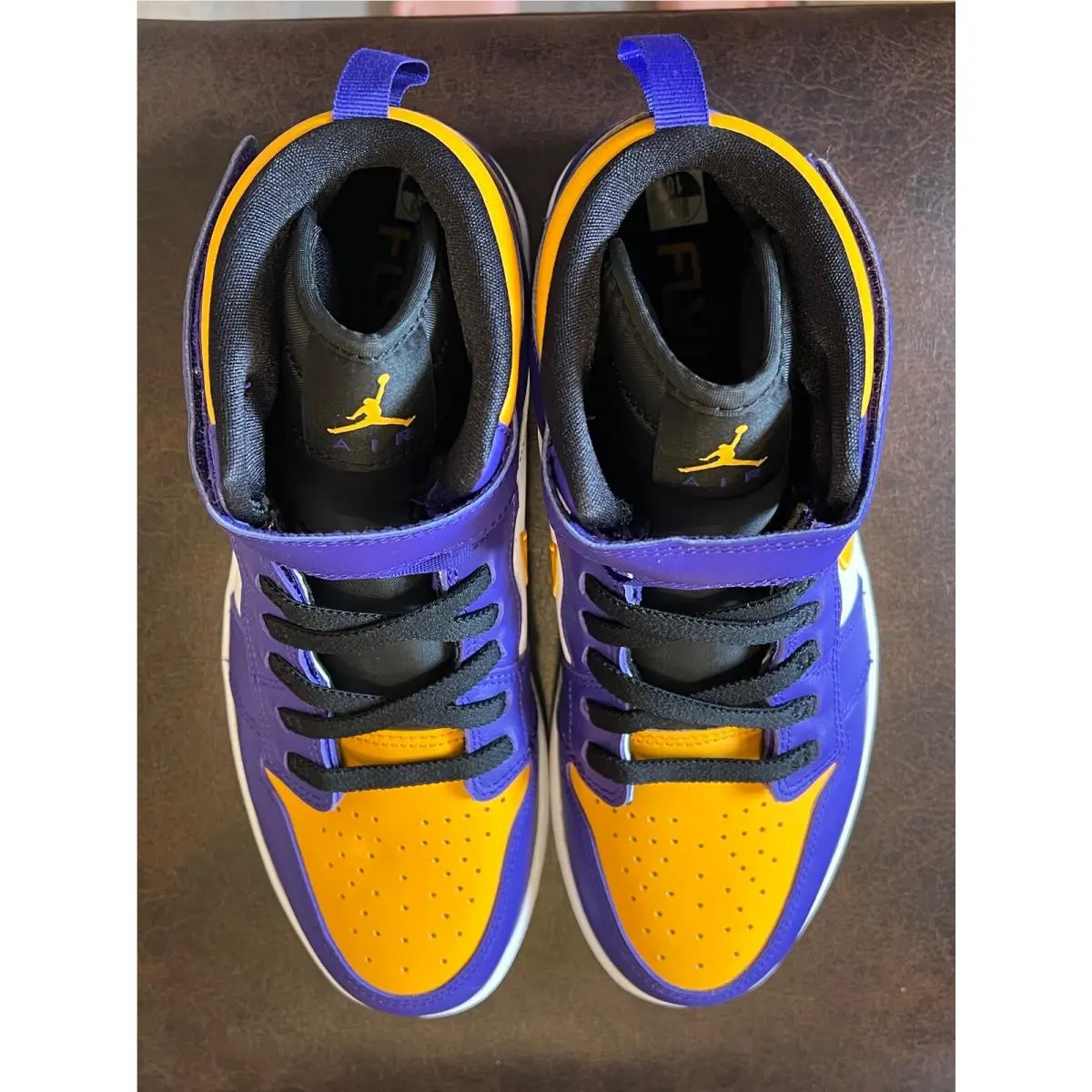 Nike shoes - Air Jordan 1 High FlyEase - CQ3835-517 - Dark Concord/White/Black/Taxi 10
