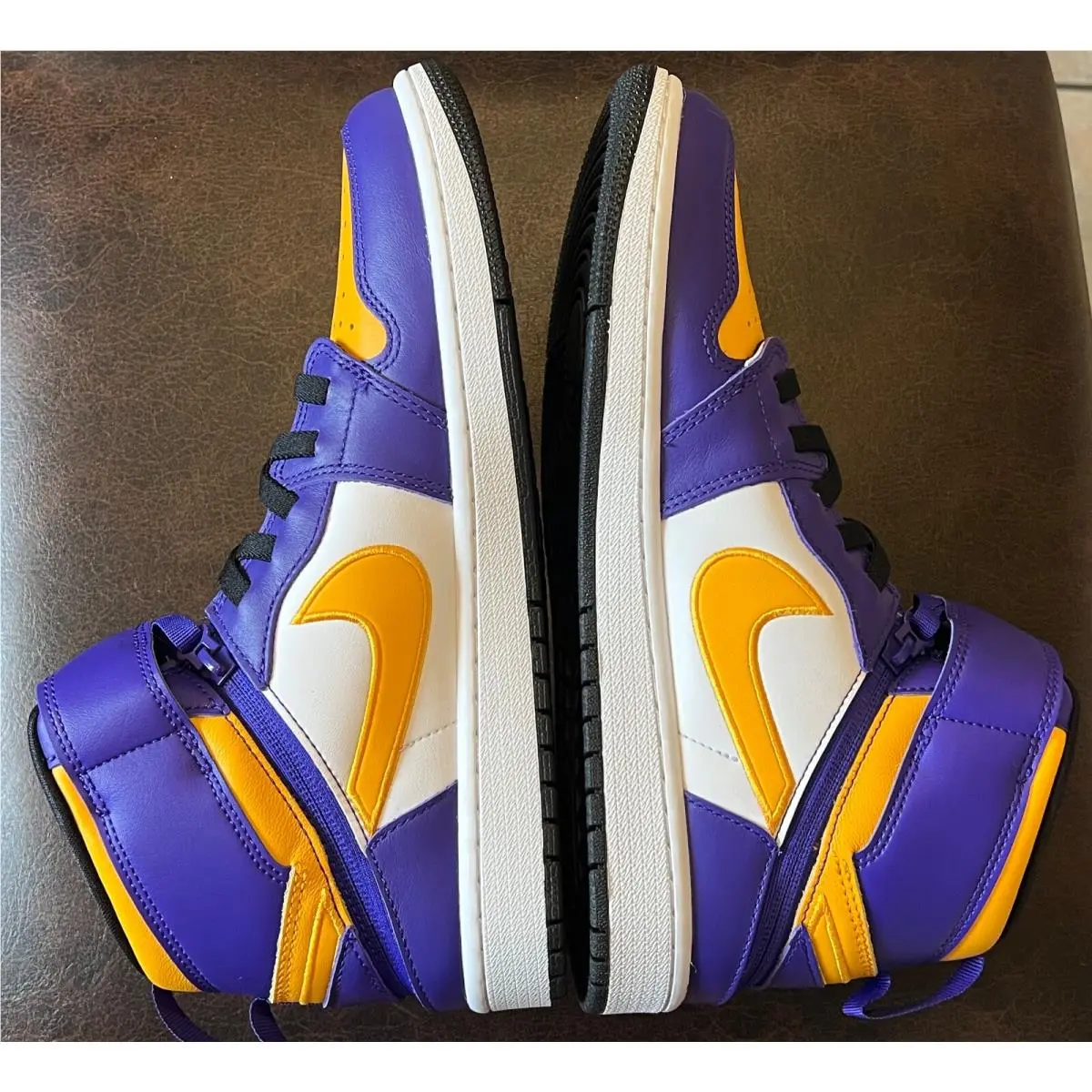 Nike shoes - Air Jordan 1 High FlyEase - CQ3835-517 - Dark Concord/White/Black/Taxi 12