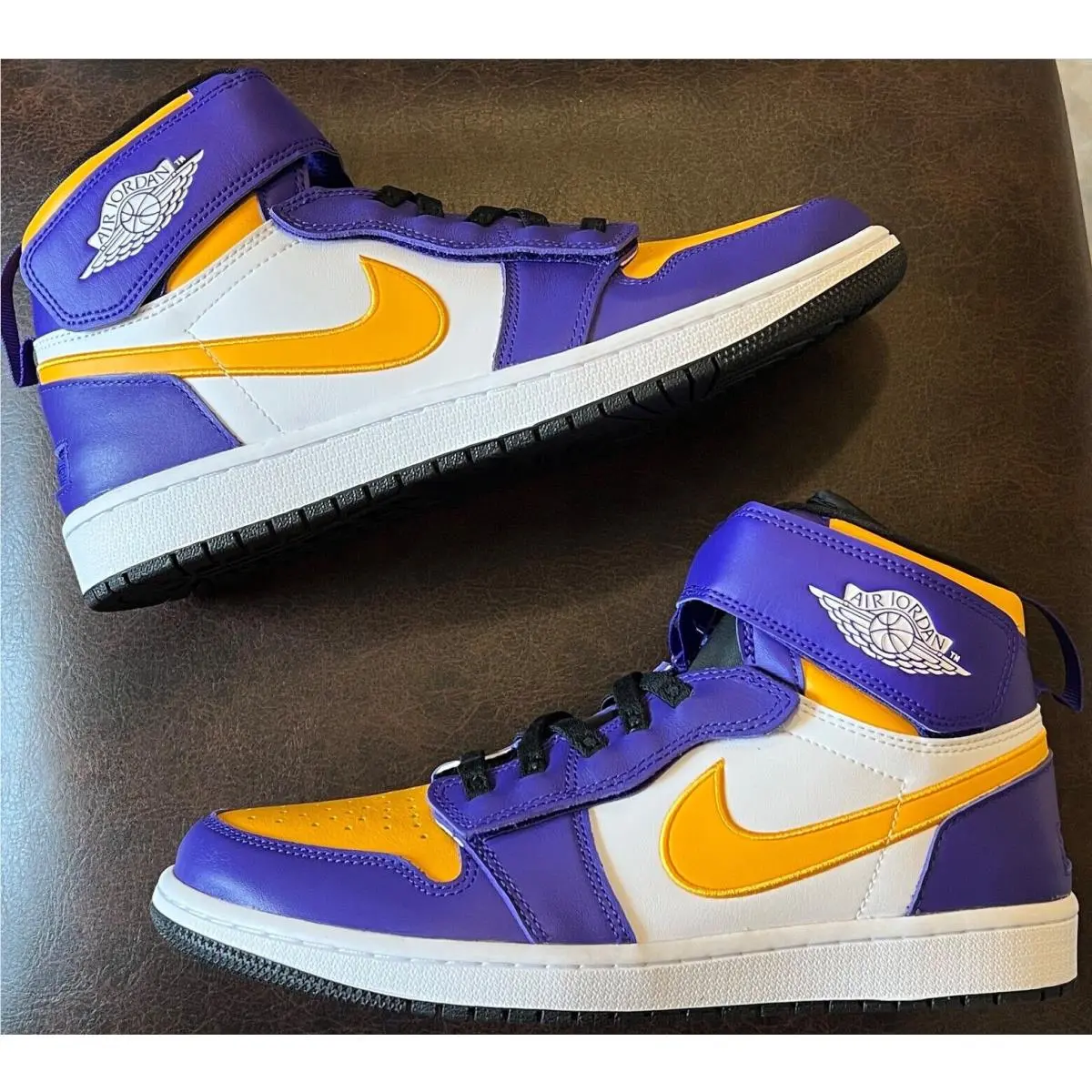 Nike shoes - Air Jordan 1 High FlyEase - CQ3835-517 - Dark Concord/White/Black/Taxi 0