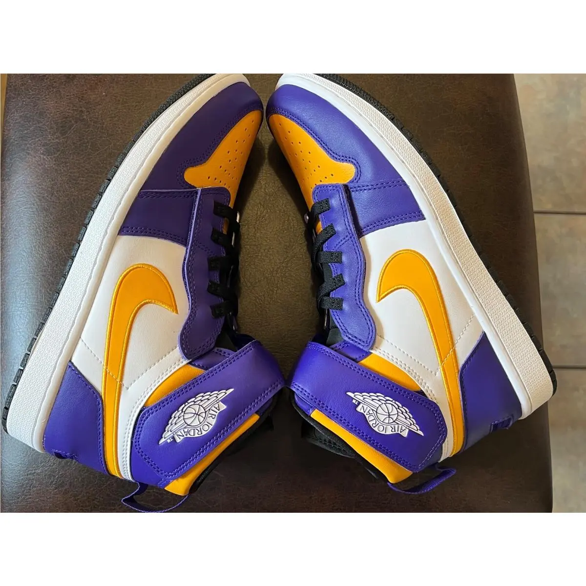 Nike shoes - Air Jordan 1 High FlyEase - CQ3835-517 - Dark Concord/White/Black/Taxi 6