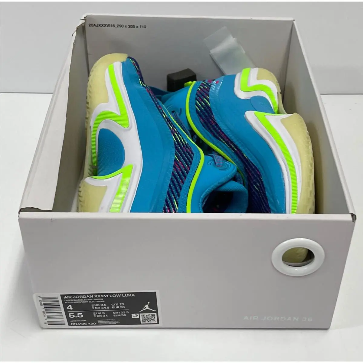 Nike shoes - Air Jordan 36 - Air - DN4196-430 - Luka Doncic` Blue (UPC: 195866169340) 8