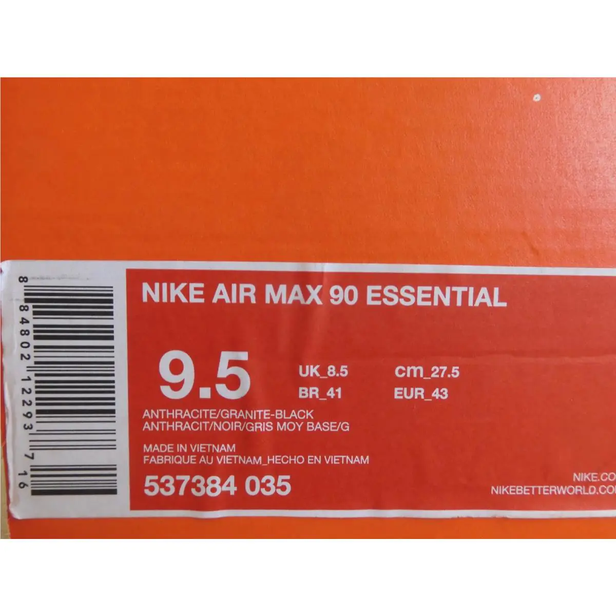 Nike shoes - Nike Air Max 90 - Air Max - 537384-035 - Black (UPC: 884802122937) 6