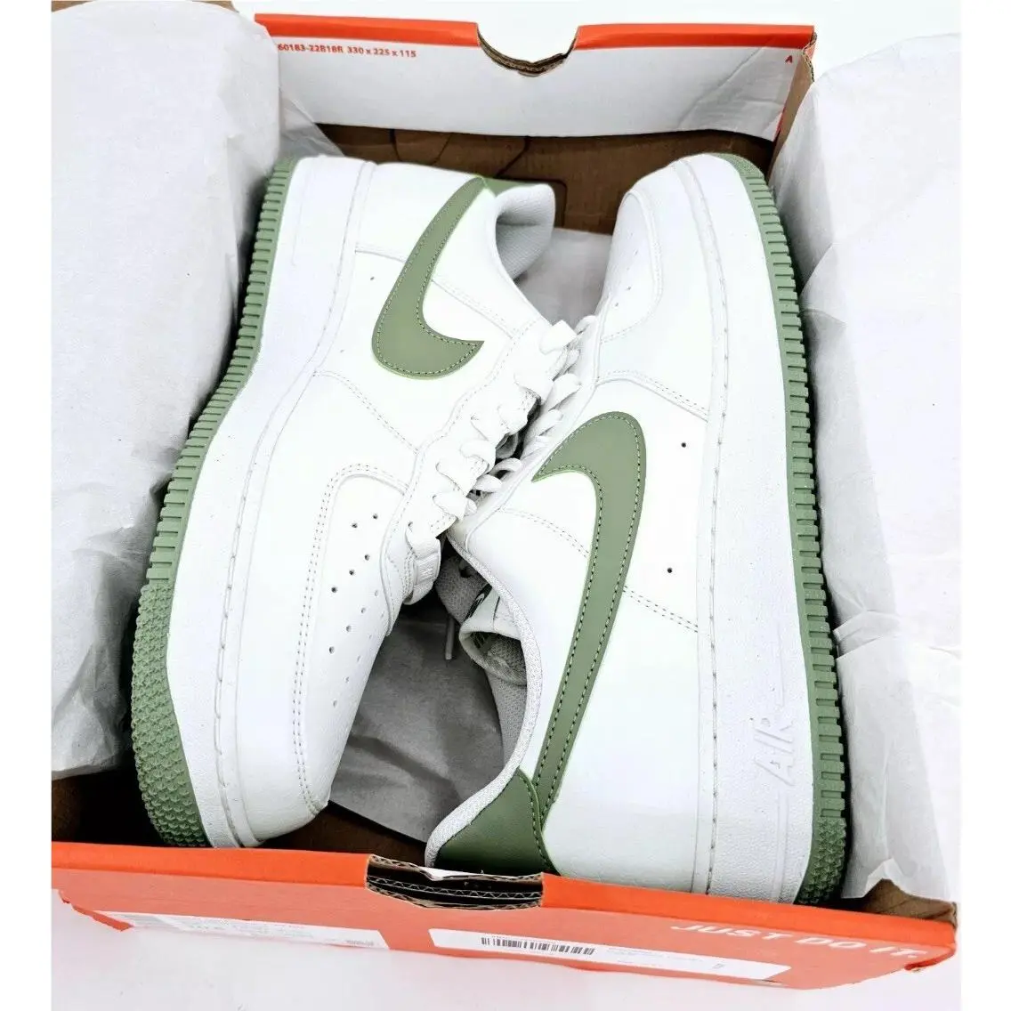 Nike shoes - Wmns Air Force 1 07 Nn - Dv3808106 - Coconut Milk / Green (UPC: 0196975570485) 4