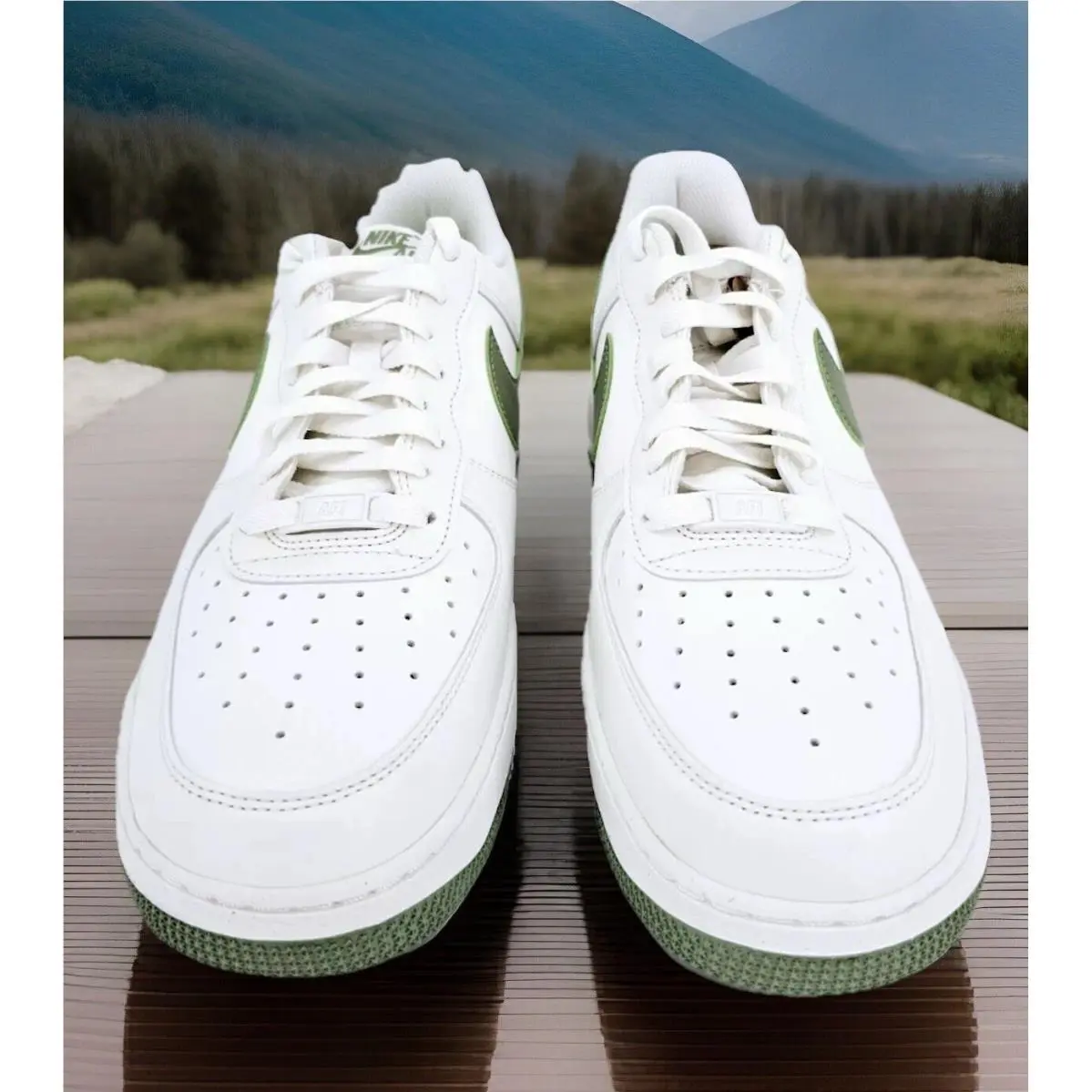 Nike shoes - Wmns Air Force 1 07 Nn - Dv3808106 - Coconut Milk / Green (UPC: 0196975570485) 0
