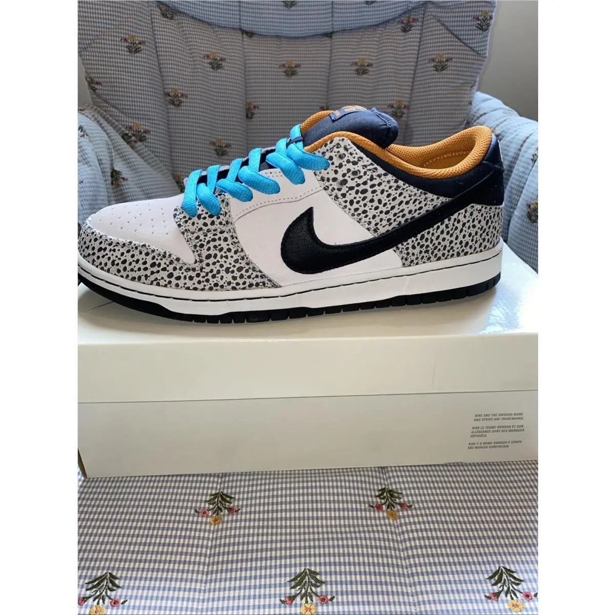 Nike Dunk Low Pro Electric Safari Shoes Sz. 10 Nike Fz1223 002