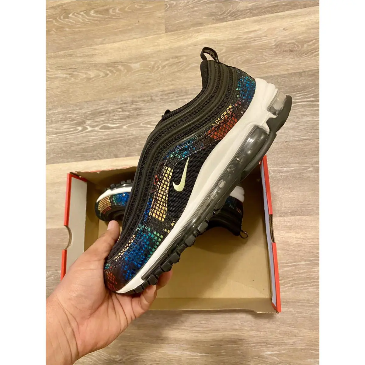 Nike shoes - Nike Air Max 97 SE - CW5595-002 - Black-Light Liquid Lime-Multicolor (UPC: 194501203081) 3
