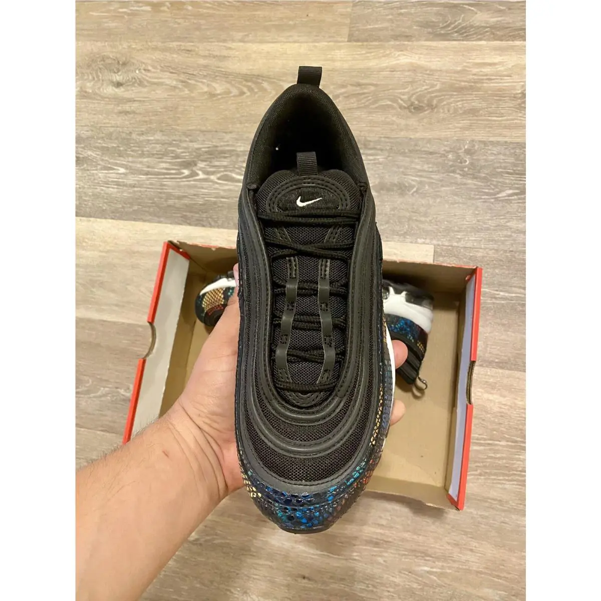 Nike shoes - Nike Air Max 97 SE - CW5595-002 - Black-Light Liquid Lime-Multicolor (UPC: 194501203081) 4