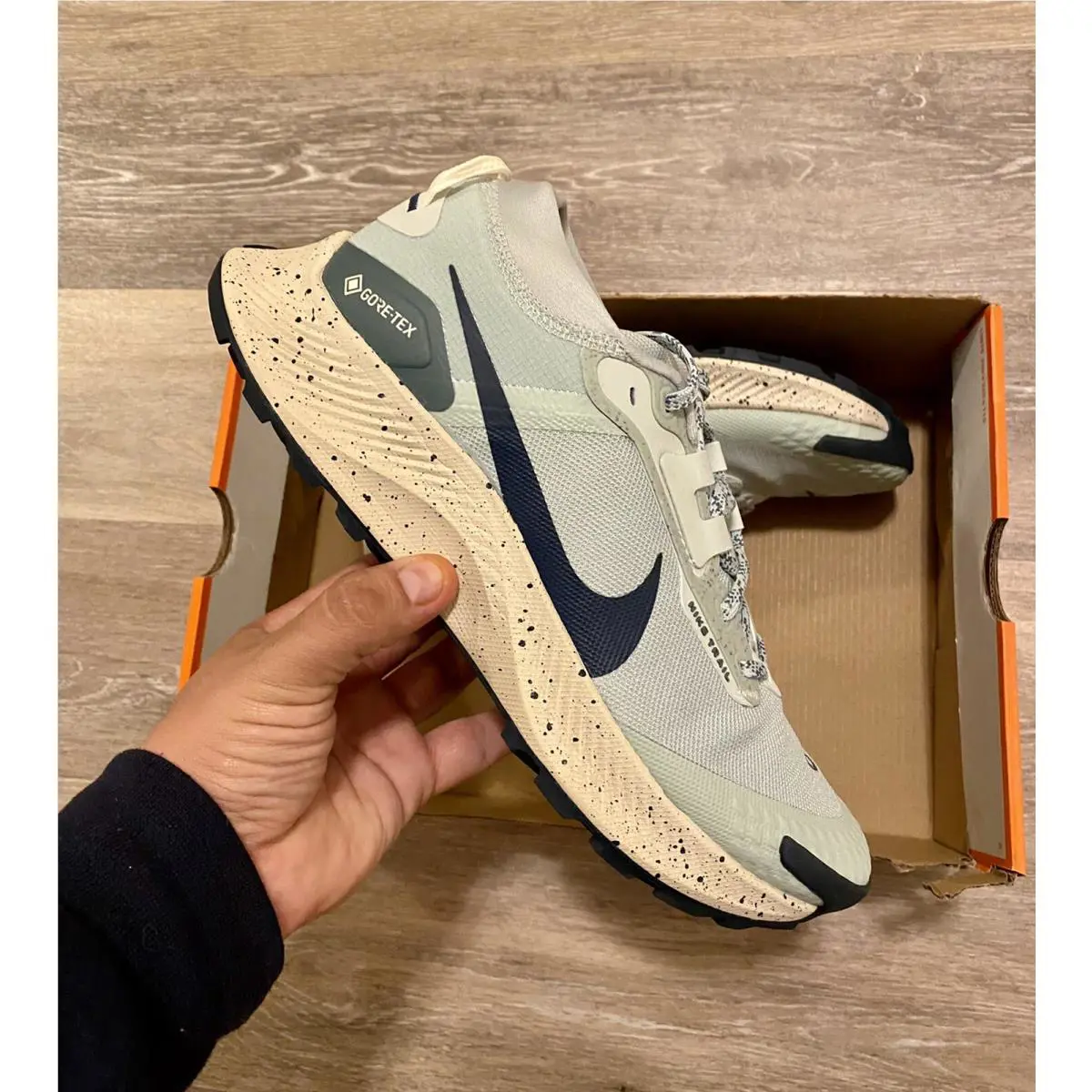 Nike shoes - Nike Pegasus Trail 3 GTX - DC8794-003 - Seafoam-Armory Navy-Hasta (UPC: 195242079614) 8