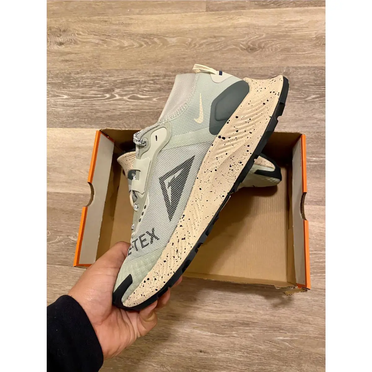 Nike shoes - Nike Pegasus Trail 3 GTX - DC8794-003 - Seafoam-Armory Navy-Hasta (UPC: 195242079614) 3