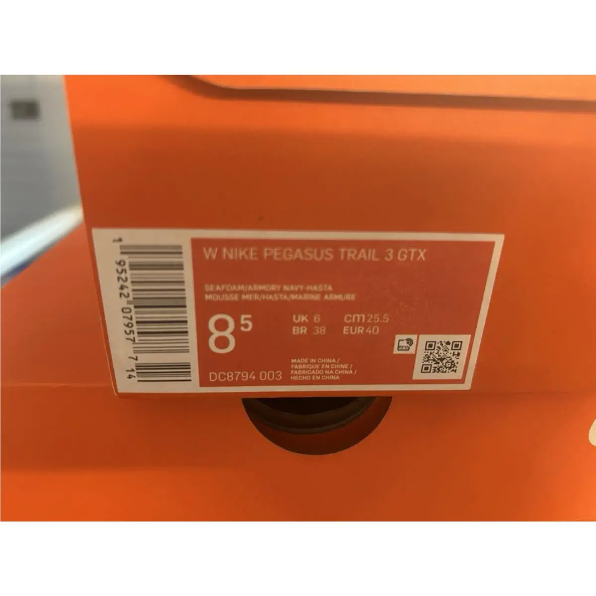 Nike shoes - Nike Pegasus Trail 3 GTX - DC8794-003 - Seafoam-Armory Navy-Hasta (UPC: 195242079614) 2