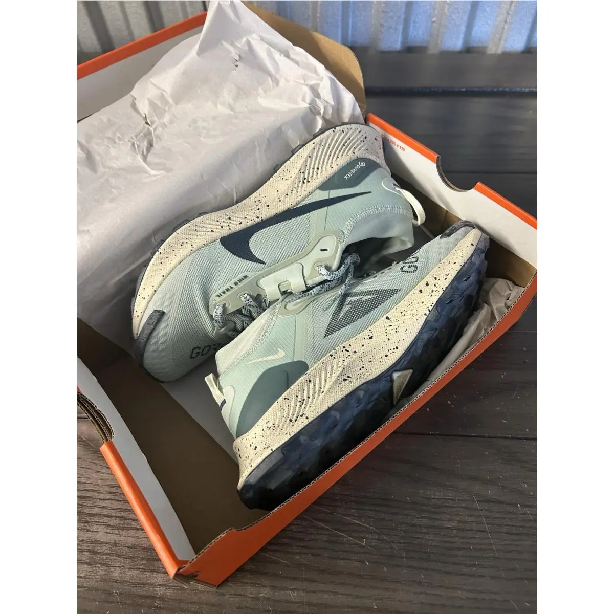 Nike shoes - Nike Pegasus Trail 3 GTX - DC8794-003 - Seafoam-Armory Navy-Hasta (UPC: 195242079614) 3