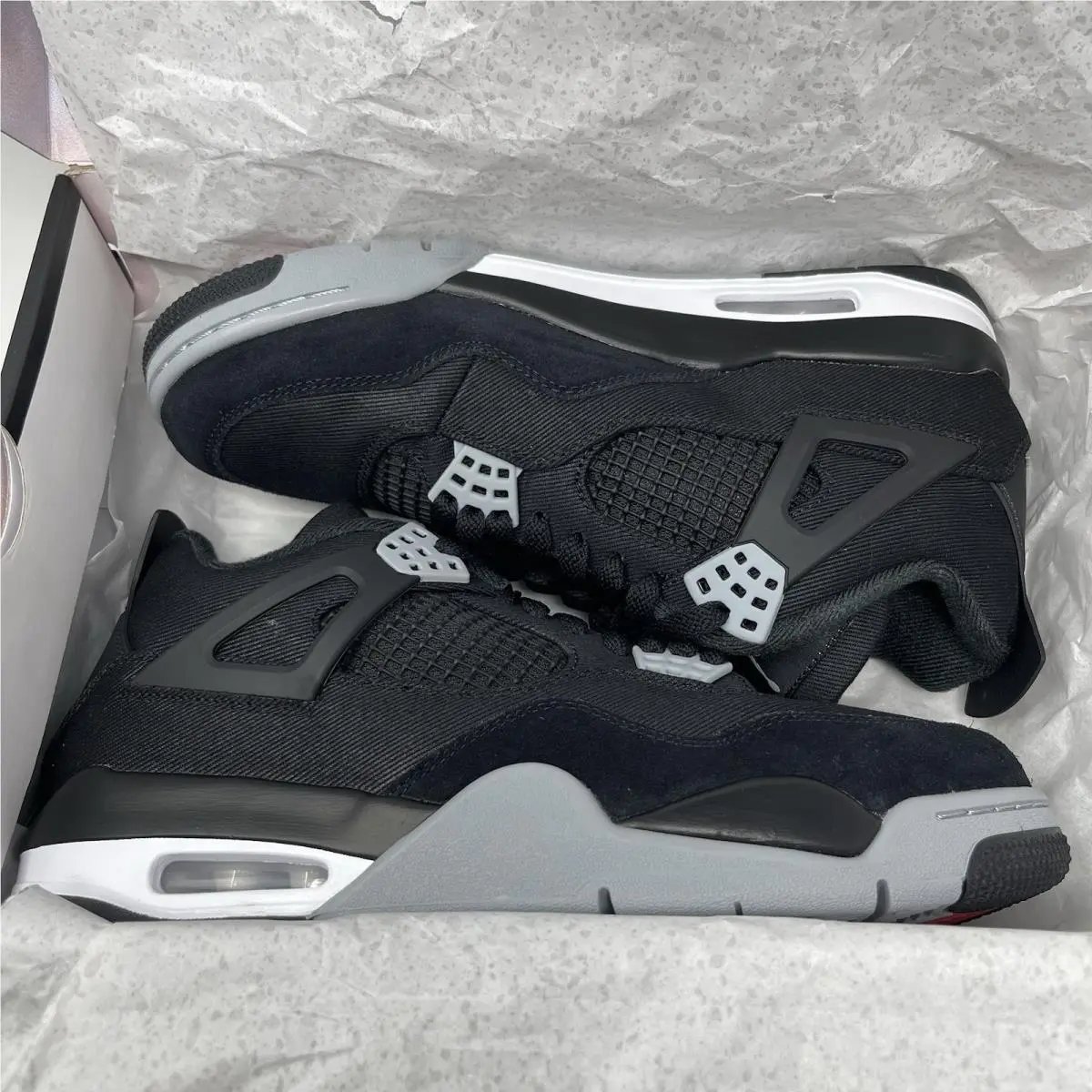 Nike shoes - Air Jordan 4 - Air - DH7138-006 - Black (UPC: 0196148827484) 8